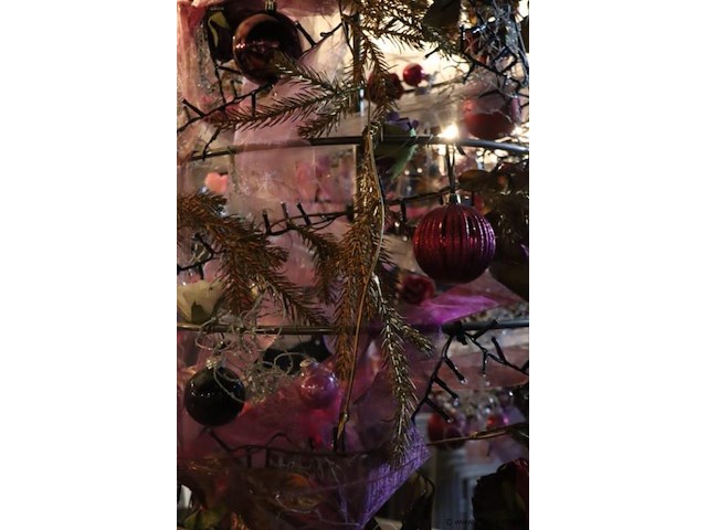 Kerstboom frame incl. kerstdecoratie - afbeelding 3 van  7