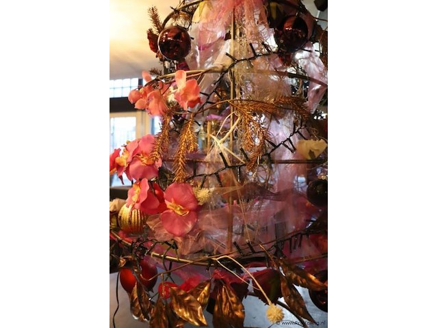 Kerstboom frame incl. kerstdecoratie - afbeelding 4 van  7