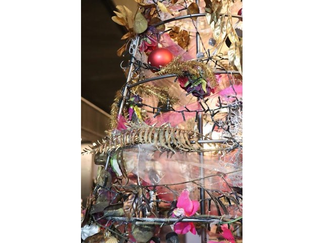 Kerstboom frame incl. kerstdecoratie - afbeelding 6 van  7