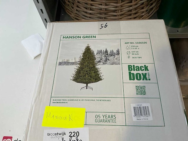 Kerstboom met kerstartikelen - afbeelding 2 van  7