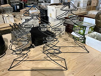 Kerstboom met sfeerlichthouders (2x) - afbeelding 2 van  3