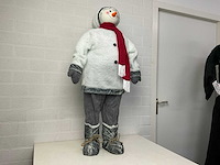 Kerstdecoratie sneeuwpop - afbeelding 2 van  2
