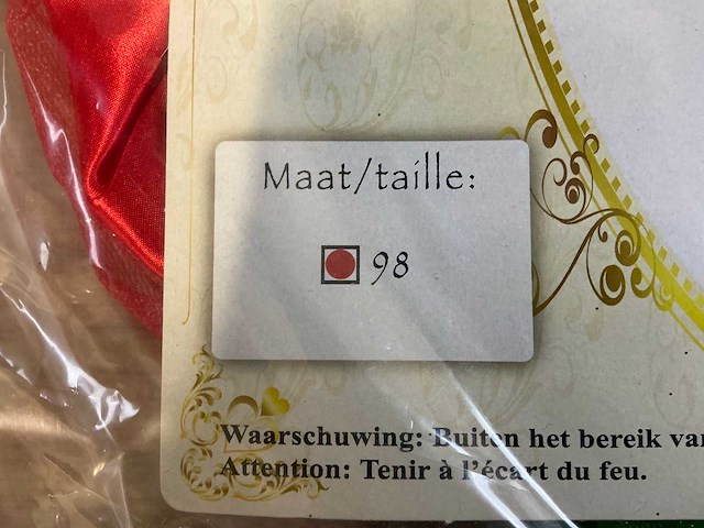 Kerstelf - kinderkostuum - verkleedkleding (36x) - afbeelding 4 van  5