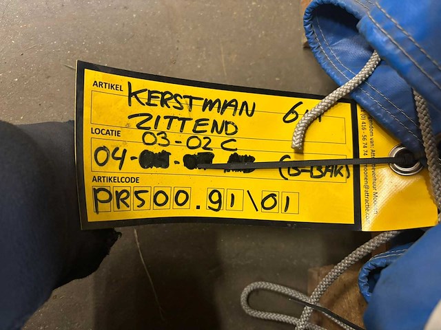 Kerstman zittend - afbeelding 2 van  3