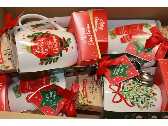 Kerstmokken chocomelset 5 stuks - afbeelding 1 van  7