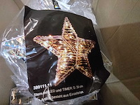 Kerstster met ledverlichting. (7x) - afbeelding 1 van  3