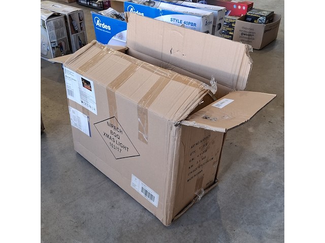 Kerstverlichting, rendier met slee - afbeelding 4 van  4