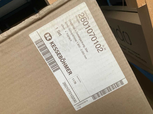 Kesseböhmer dispensa apothekerskast rek tbv kast 160-200cm zilver; zonder mandjes - afbeelding 3 van  8