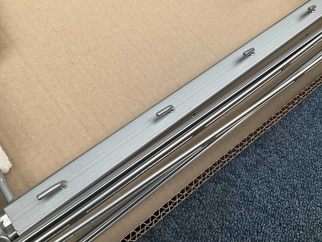 Kesseböhmer dispensa apothekerskast rek tbv kast 160-200cm zilver; zonder mandjes - afbeelding 5 van  8