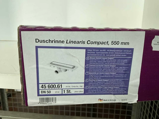 Kessel - linearis compact systeem 125 - douchegoot - afbeelding 8 van  8