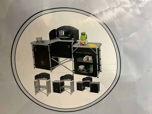 Kesser campingkeuken met toebehoren - afbeelding 1 van  2