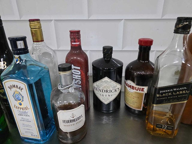Ketel 1 / bombay, etc. sterke drank fles (12x) - afbeelding 3 van  4