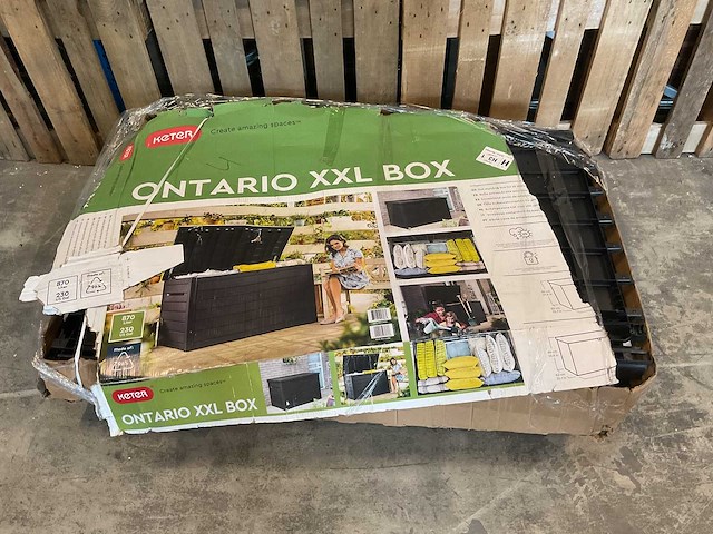 Keter - ontario 840l - opbergkast tuin - afbeelding 1 van  3