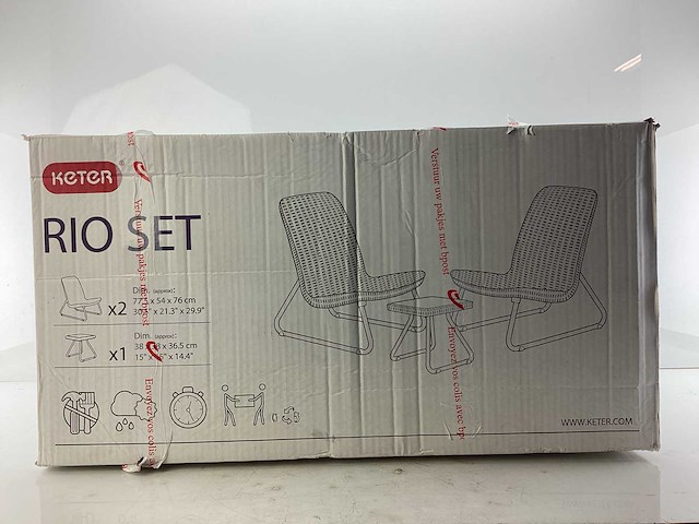 Keter - rio set - tuinset - afbeelding 2 van  3
