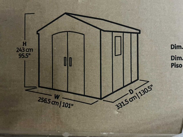 Keter factor 811 tuinhuis - afbeelding 1 van  1