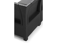 Keter marie hoek loungeset met orlando tafel grafiet - afbeelding 3 van  4