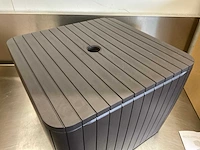 Keter | parasol tafel | 60x60 cm - afbeelding 10 van  11