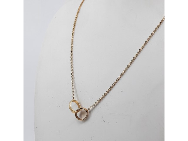 Ketting, 18 karaats, cartier, love - afbeelding 2 van  9