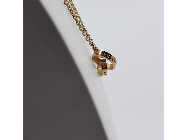 Ketting, 18 karaats, cartier, love - afbeelding 9 van  9