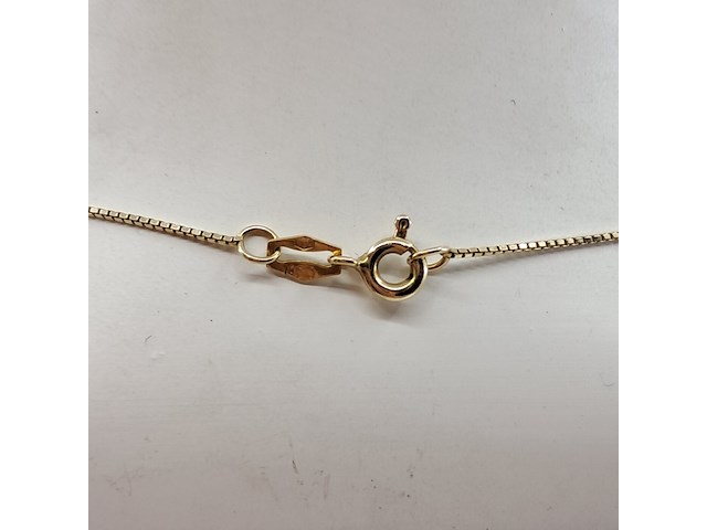Ketting met hanger, hart, l ca. 46 cm, 14k goud - afbeelding 2 van  5