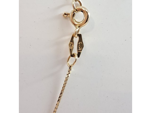 Ketting met hanger, hart, l ca. 46 cm, 14k goud - afbeelding 3 van  5