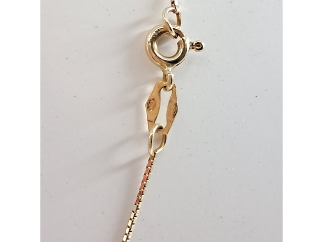 Ketting met hanger, hart, l ca. 46 cm, 14k goud - afbeelding 4 van  5