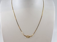 Ketting met verbonden symbool, 14k goud, 585