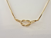 Ketting met verbonden symbool, 14k goud, 585 - afbeelding 2 van  8