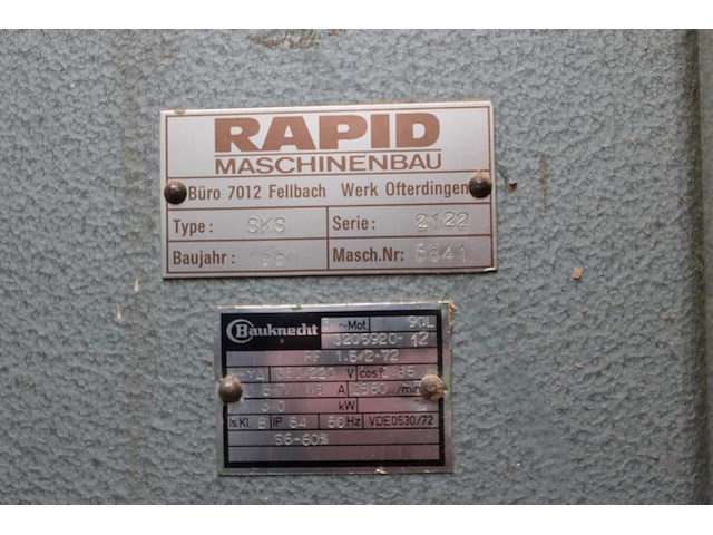 Kettingfrees rapid sks. bouwjaar 1980. - afbeelding 3 van  4