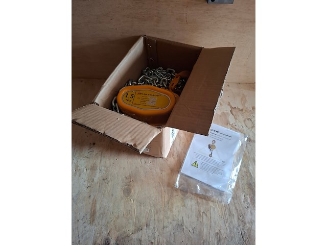 Kettingtakel, 1.5 ton delta, yellow , bouwjaar 2024 - afbeelding 1 van  4