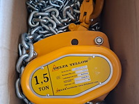 Kettingtakel, 1.5 ton delta, yellow , bouwjaar 2024 - afbeelding 2 van  4