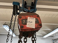 Kettingtakel 2000kg met loopkat - afbeelding 3 van  7