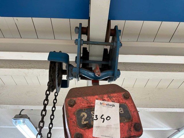 Kettingtakel 2000kg met loopkat - afbeelding 4 van  7