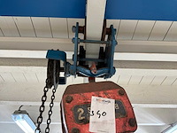 Kettingtakel 2000kg met loopkat - afbeelding 4 van  7