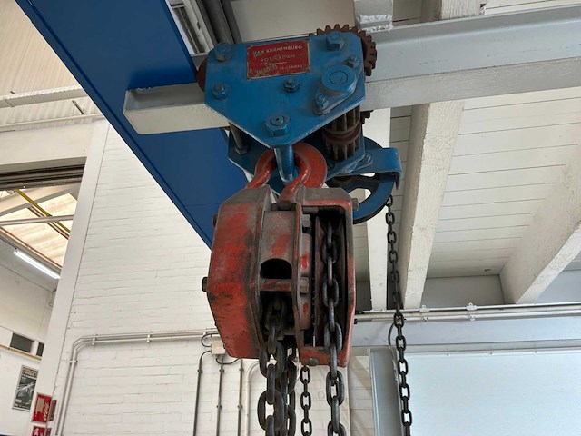Kettingtakel 2000kg met loopkat - afbeelding 6 van  7