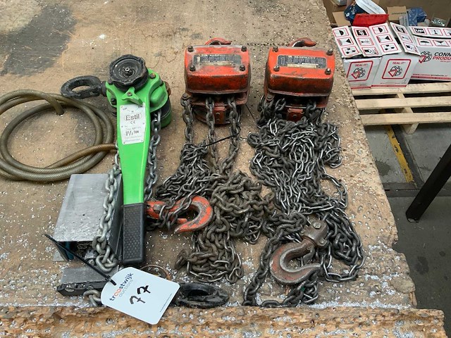 Kettingtakel (2x) - afbeelding 1 van  3