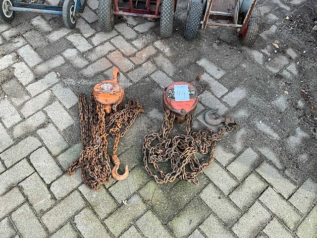 Kettingtakel (2x) - afbeelding 1 van  5