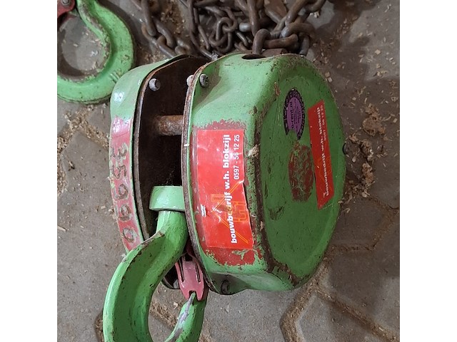 Kettingtakel delta, 1500 kilo - afbeelding 6 van  8