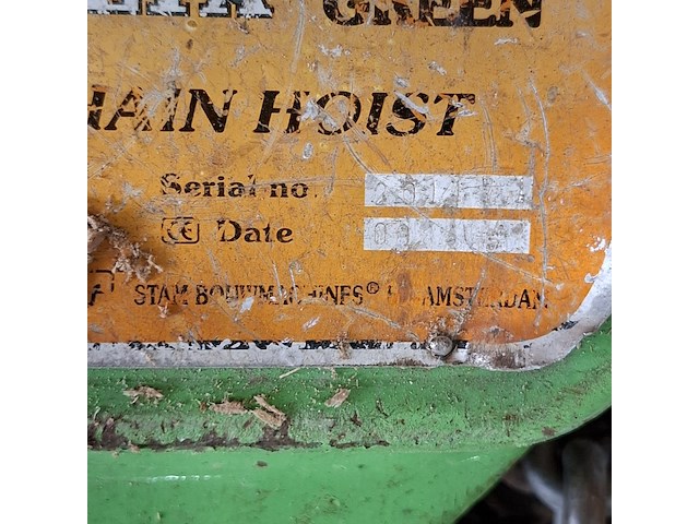 Kettingtakel delta green, 1,5 ton - afbeelding 2 van  6
