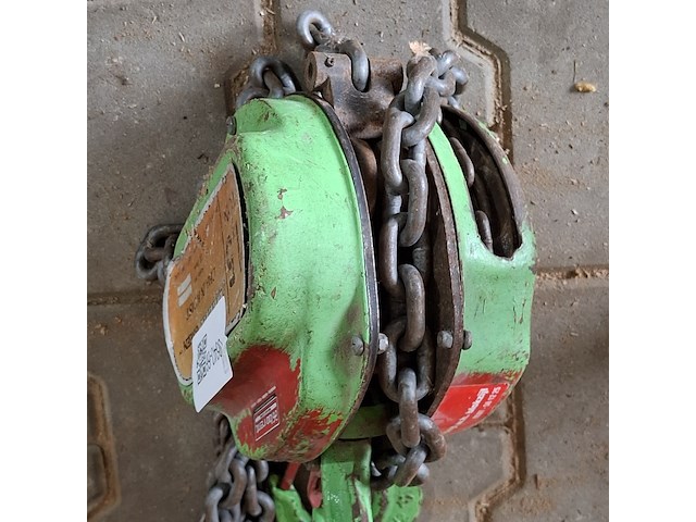Kettingtakel delta green, 1,5 ton - afbeelding 6 van  6