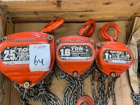 Kettingtakel divers (3x) - afbeelding 1 van  1