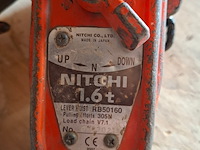 Kettingtakel nitchi, 1,6 ton - afbeelding 3 van  6