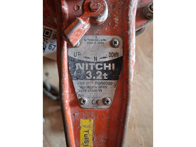 Kettingtakel nitchi, 3,2 ton - afbeelding 5 van  6