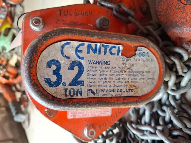 Kettingtakel nitchi, 3,2 ton - afbeelding 3 van  4