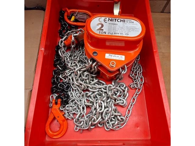 Kettingtakel nitchi, h-50a, 2 ton - afbeelding 1 van  5