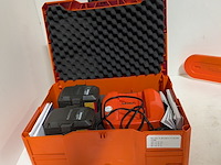 Kettingzaag - 35cm inclusief accupakket (2 accu's en lader) husqvarna, 535ixp, bouwjaar 2019 - afbeelding 13 van  14