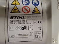 Kettingzaag 35cm 230v stihl, mse 170 c-q, bouwjaar 2018 - afbeelding 4 van  5