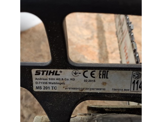 Kettingzaag, stihl, ms 201tc, 2015 - afbeelding 8 van  8
