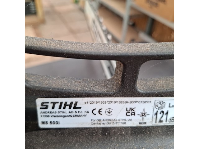 Kettingzaag stihl, ms500i, bouwjaar 2022 - afbeelding 6 van  16