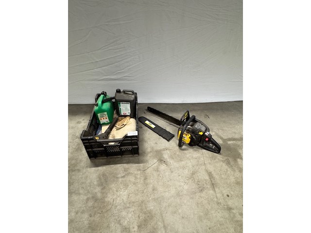 Kettingzaag top garden, geel, met diverse toebehoren - afbeelding 1 van  6